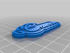 cassie rouge Schlüsselanhänger kundengebundene 3d print model - Mito3D