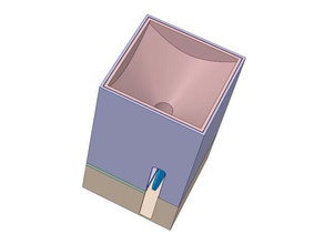 automático pluvio medidor de la ingeniería 3d print model - Mito3D