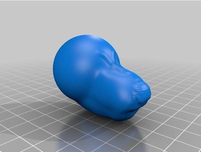 lobo cabeça do wip esculturas 3d print model - Mito3D