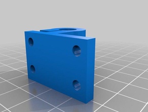 z nal de curso soporte para usar o microinterruptor tipo d4 Impressora 3d peças 3d print model - Mito3D