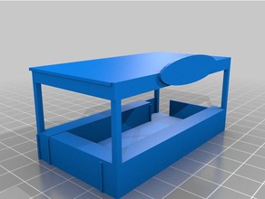 ho ölçek imtiyaz standı binalar ve yapılar 3d print model - Mito3D