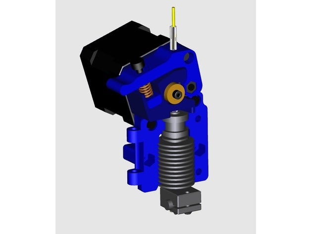 e3d v6 hotend directa de la unidad extrusión Impresora 3d extrusoras accionamiento directo del extrusor volcán felixprinter 3D print model - Mito3D