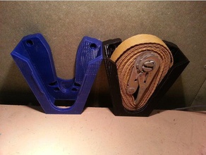 cinturino legare cintura titolare il fai da te la dispositivo di fissaggio a clip cravatta verso basso archiviazione cinghie tie-down 3d print model - Mito3D