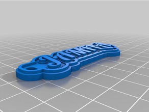 jamila keychain keychains customized 3d print model - Mito3D