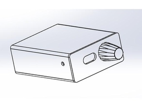 cas contrôleur de moteur sans balai l'électronique la boîte brushless le 3d print model - Mito3D