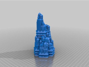 ed's skyscrapers decor customized 3d print model - Mito3D