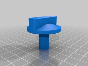 fã cozinha botão e sala de jantar kitchenfan knob sk vde a suécia 3d print model - Mito3D