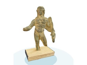 statuette en bronze d'hercule art antique médaille de hercules l'époque romaine la statue 3d print model - Mito3D