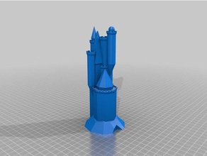 castle2 buildings & structures customized 3d print model - Mito3D