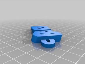 baran Schlüsselanhänger kundengebundene 3d print model - Mito3D