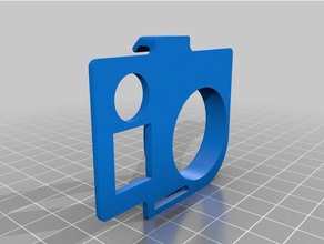 go pro 3 de la placa frontal del protector lente hobby 3d print model - Mito3D