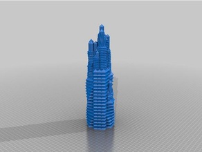 meu personalizados arranha-céus decoração personalizado 3d print model - Mito3D