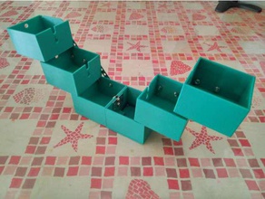 caixa de costura com fechadura presente ornamento porta-ferramentas & caixas diy reciclado ferramentas 3d print model - Mito3D