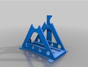 spool holder filament guide table wall mount 3d printer accessories 3d print model - Mito3D