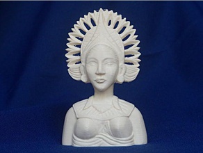 jean gordon oymalar Başlığı kadın tarama ve kopyaları 3d print model - Mito3D