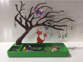 jewellery tree jewelry art 3d print model - Mito3D