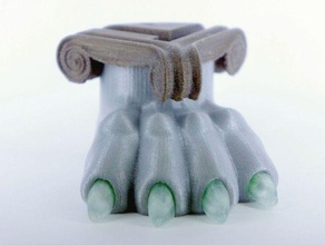 3d printer feet accessories paw claw decoration foot legs ornament ornamental 3d print model - Mito3D