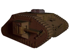 28mm crassus tank - work progress vehicles 40k guard imperial krieg leman russ miniature model vehicle warhammer ww1 3d print model - Mito3D