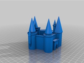my customized medieval fortress generator buildings & structures 3d print model - Mito3D