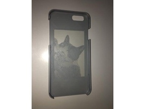 iphone6 Fall schlafende Katze Handy cat iphone 6 3d print model - Mito3D