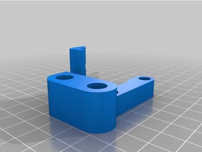 prusa i3 mk2 3 point y motor holder enforced 3d printer parts axis created freecad damper mount y-axis 3d print model - Mito3D