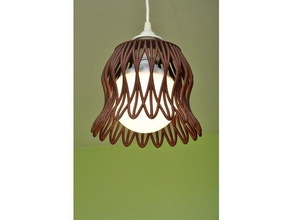 lampshade decor dentelle lamp shapeshifter 3d print model - Mito3D