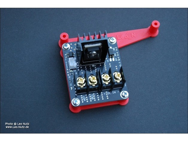 anet a8-mosfet-Halter 3d Drucker Zubehör a8 - mosfet mount 3D print model - Mito3D