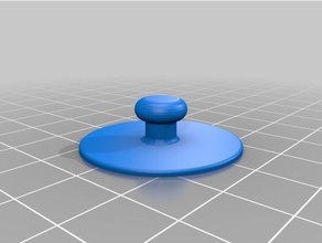 simple pendaison de knop décor créé freecad powerstrip 3d print model - Mito3D
