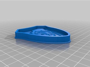 kurabiye kalıbı river plate mutfak ve yemek Arjantin cancha frio futbol hielo nehir 3d print model - Mito3D