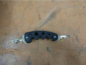spiderco couteau porte-clés de clé un trousseau clés porte clef le suisse la tactique 3d print model - Mito3D