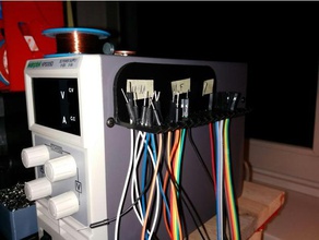 jumper wire organizer Werkzeug-Halterungen & - Boxen Kabel kundengebundene Veranstalter Draht 3d print model - Mito3D