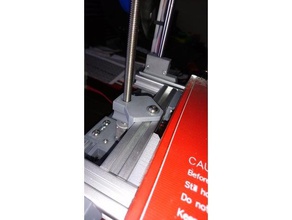 eje z de la tuerca montaje 8mm traped Impresora 3d las piezas 3d print model - Mito3D