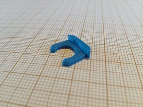 ultimaker 2+ bowden tube clip 3d printer parts clamp 3d print model - Mito3D