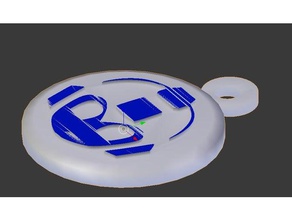 portachiavi megaman i chiave keychain ciondolo ciondoli rockman 3d print model - Mito3D