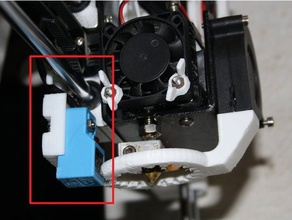 holder auto leveling position sensor anet a8 prusa i3 3d printing inductive sn04-n 3d print model - Mito3D