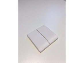 nexa parede, interruptor de botão peças substituição 3d print model - Mito3D