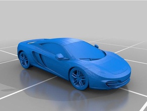 mclaren mp4-12c araç araba mclaen spor otomobil 3d print model - Mito3D