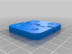 cerniera di un pezzo famiglia box charni re petto cassaforte bond serratura strumento strumenti 3d print model - Mito3D