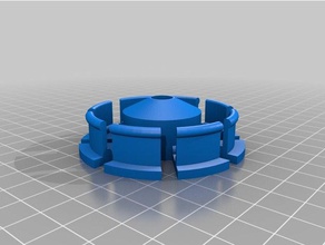mon paramétrique personnalisé bobine de filament hub 56mm-9mm Imprimante 3d accessoires 3d print model - Mito3D