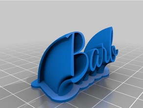 barb office customized 3d print model - Mito3D