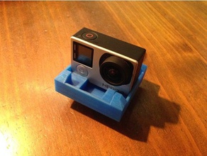polyhedron stand gopro 3 3+ 4 camera base 3d print model - Mito3D