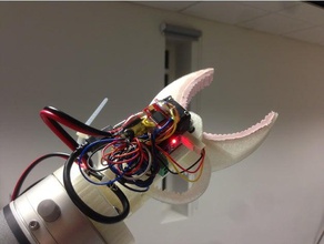 ur5 adaptor mantis gripper robotics 3d print model - Mito3D