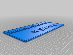 gebursttagsgru keychains customized 3d print model - Mito3D
