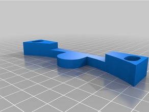 anycubic 1-Punkt-Bett-mount kossel mini 3d Drucker Zubehör Bett delta Glas 3d print model - Mito3D