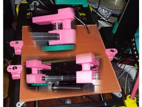 3 point bed holder tehnologikanet y-carriage 3d printer parts m150 malyan tehnologika wanhao duplicator i3 3d print model - Mito3D