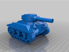 socius pattern imperial battle tank vehicles armor cannon games workshop leman russ track warhammer 40k 3d print model - Mito3D