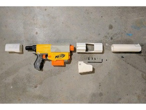 nerf recon pump action mod sport & outdoors 3d print model - Mito3D