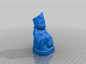 grootbuddha sculture 3d print model - Mito3D