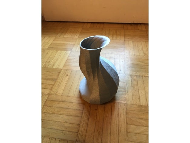 vase 13 facette décor 3D print model - Mito3D