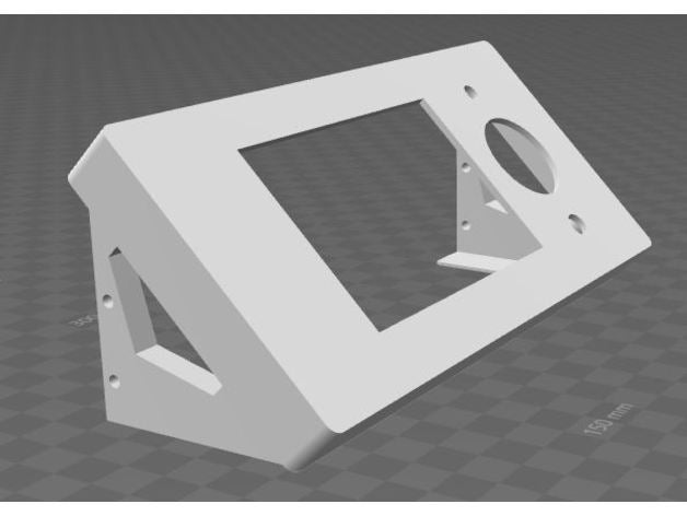 anet a6 écran lcd L'impression 3d bruno esgulian externe le titulaire a8 12864 cas de montage mont l'écran stand 3D print model - Mito3D